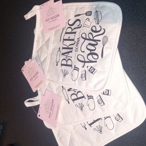 Bakers pot holder w pocket each